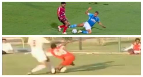 "على طريقة ميدو ولاعب الإعلاميين" .. الشحات ينجو من ضربة "الشيبي" في طرد استغرق 6 دقائق 